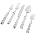 Set cubiertos Tivoli de acero inoxidable 5 piezas