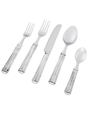 Set cubiertos Tivoli de acero inoxidable 5 piezas