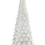 Figura decorativa de pino Mercury Glass de vidrio