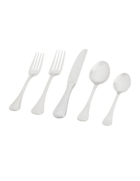 Set cubiertos Katherine de acero inoxidable 5 piezas