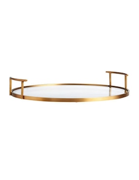 Bandeja de servicio  Bleecker de mezcla de materiales