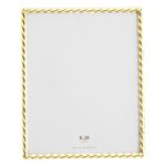 Portarretrato Gold Rope para 1 foto