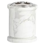 Porta cepillo de dientes Marble 4 compartimentos