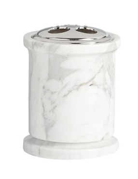 Porta cepillo de dientes Marble 4 compartimentos