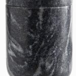 Fraco de almacenamiento Black Marble
