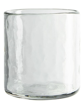Vaso doble old fashion Hammered de vidrio