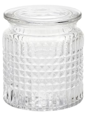 Frasco de almacenamiento Pressed Glass