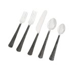 Set cubiertos Ridge de acero inoxidable 5 piezas