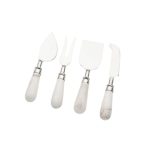 Set cuchillos para quesos Pottery Barn Marble 4 piezas