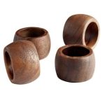 Set de aros para servilletas Chateau 4 piezas