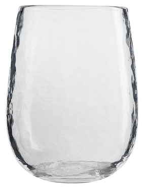 Vaso Hammered de cristal