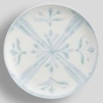 Set de platos para ensalada Chambray Tile de gres 4 piezas