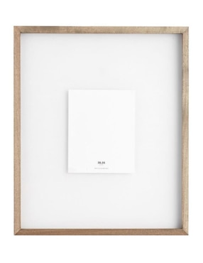 Portarretrato Floating de madera para 1 foto