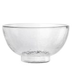 Bowl Hammered de vidrio