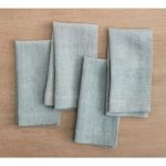 Set de servilletas Mason Oversized de lino 4 piezas