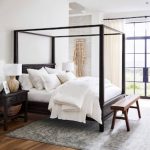 Cama Farmhouse de madera queen size