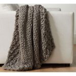 Frazada de tejido punto Chunky