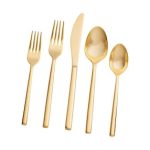 Set cubiertos Luna de acero inoxidable 5 piezas