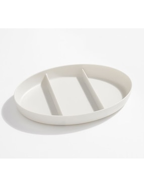 Botanero Mason de melamina con 3 divisiones