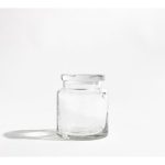 Contenedor Hammered Glass Canister de vidrio