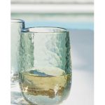 Vaso para agua Hammered