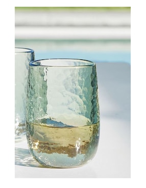 Vaso para agua Hammered