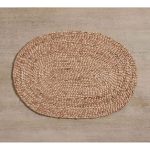 Mantel individual ovalado de yute Mori