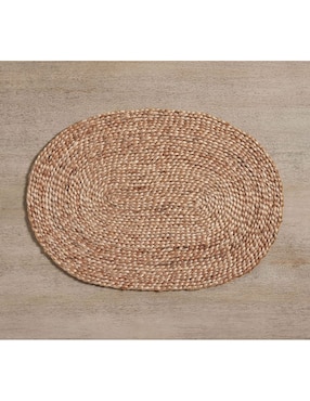 Mantel individual ovalado de yute Mori