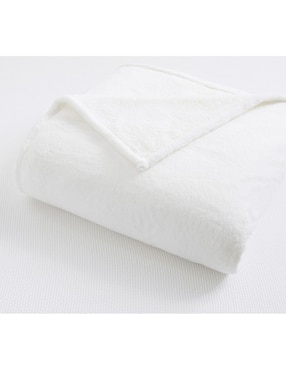 Cobija de tejido plano Faux Fur Cozy