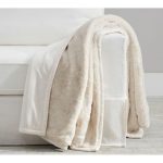 Frazada de tejido plano Faux Fur Alpaca