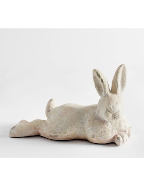 Figura decorativa de irregular White Stone Bun de terracota