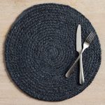 Mantel redondo de yute Colton