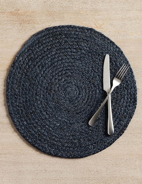 Mantel redondo de yute Colton