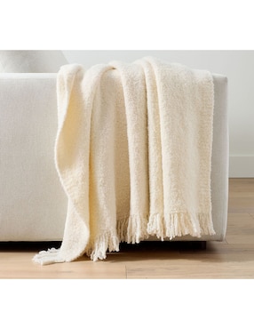 Frazada de tejido plano Boucle Knit Throw