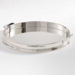 Charola multiusos  Daphne de aluminio