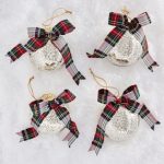 Figura decorativa de esfera Navidad MERCURY de vidrio