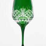 Set de copas para vino Antique Cut de vidrio