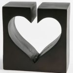Sujeta libro Heart Bookend