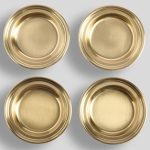 Set de portavaso Pottery Barn Harrison de acero inoxidable 4 piezas