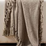 Frazada de tejido plano Pottery Barn Fuzzy Fringe Th