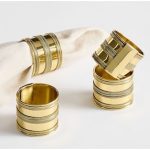 Aro para servilleta Etched