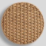 Plato base de fibras naturales