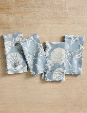 Set servilletas Pb Shell And Starf 4 piezas