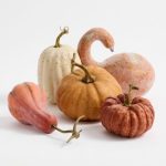 Set figura decorativa de halloween de calabaza Faux Pumpkins & Gourds