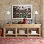 Consola Farmhouse Pottery Barn de madera