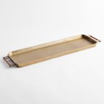 Charola decorativa Beltic de aluminio