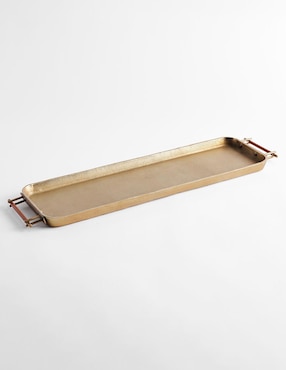 Charola decorativa Beltic de aluminio