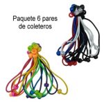 PAQ DE 6 PARES DE  COLETEROS $15