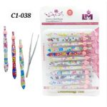 PINZA DEPILAR TIPO CAIMAN DECORADA $6